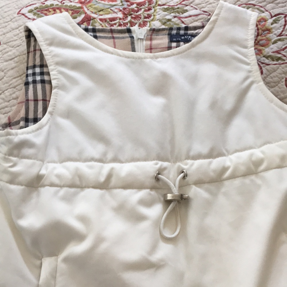 Burberry dress size 2-3 92 cm winter white